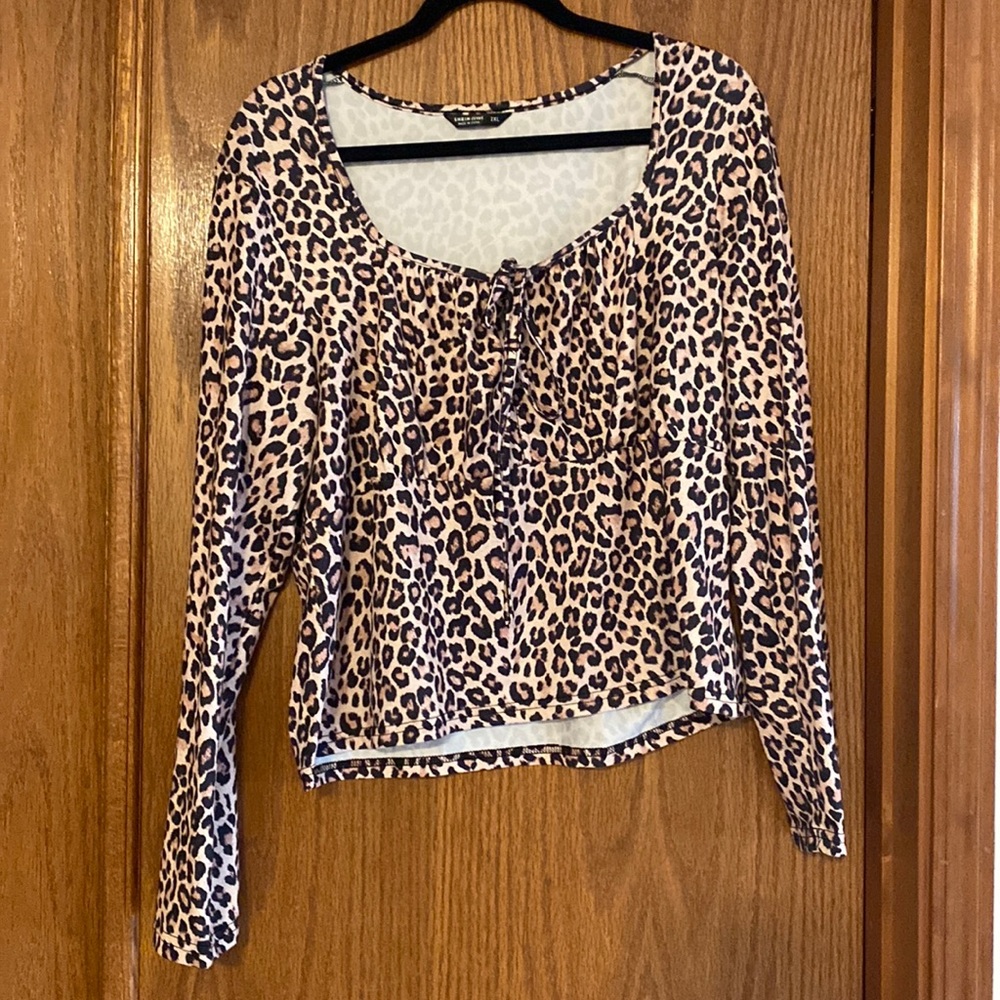 Cheetah crop top
